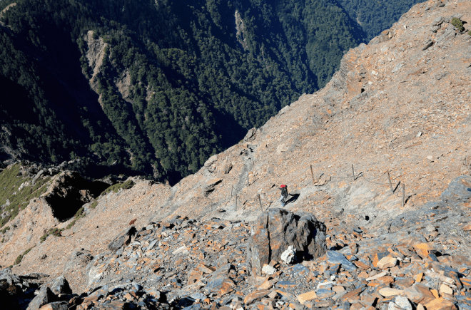 Me in Yushan, the highest mountain peak in Taiwan.  Credit: Wenhann Tsai 